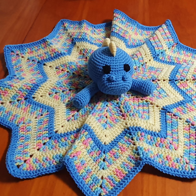 blue dino lovey
