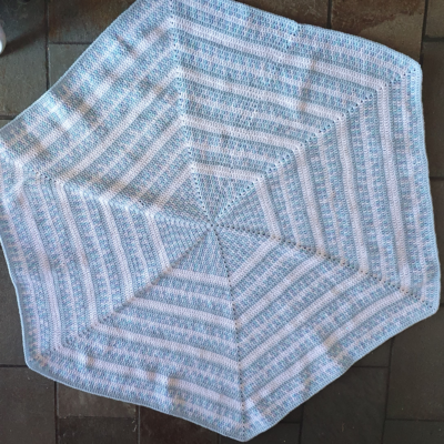 blue baby lovey blanket