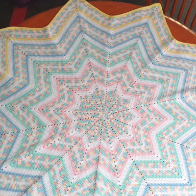 Rainbow Baby Lovey Blanket